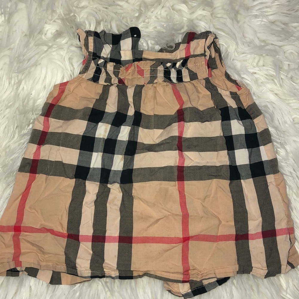 Baby Burberry dress I don’t have the panties